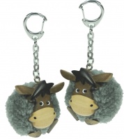 5001P- DKY :Donkey Pom Keyrings (Pack Size 72)